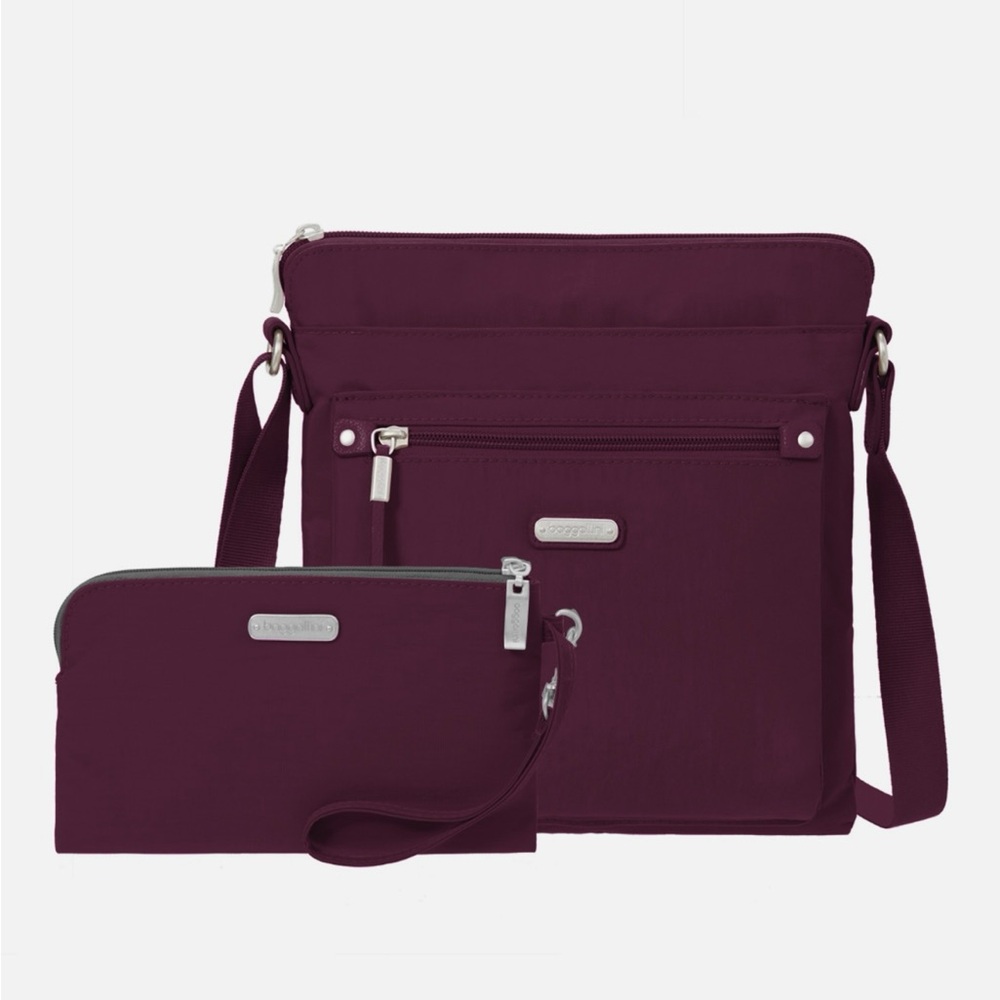Baggallini Go Bagg with RFID Phone
Wristlet Plum
